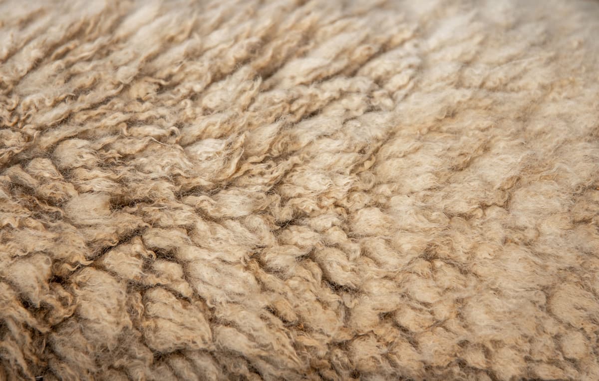Warm fleece blanket texture in close up